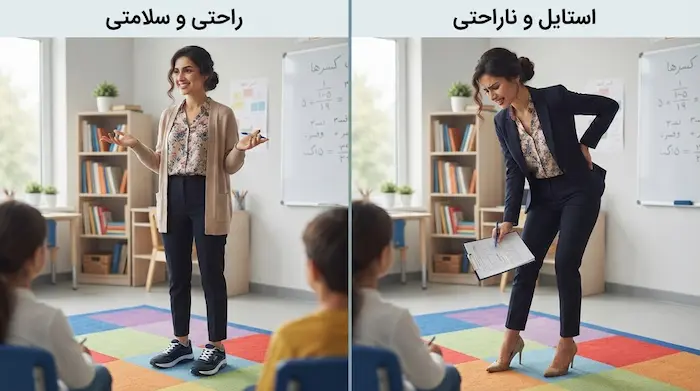 کفش مناسب برای ستون فقرات 65456312