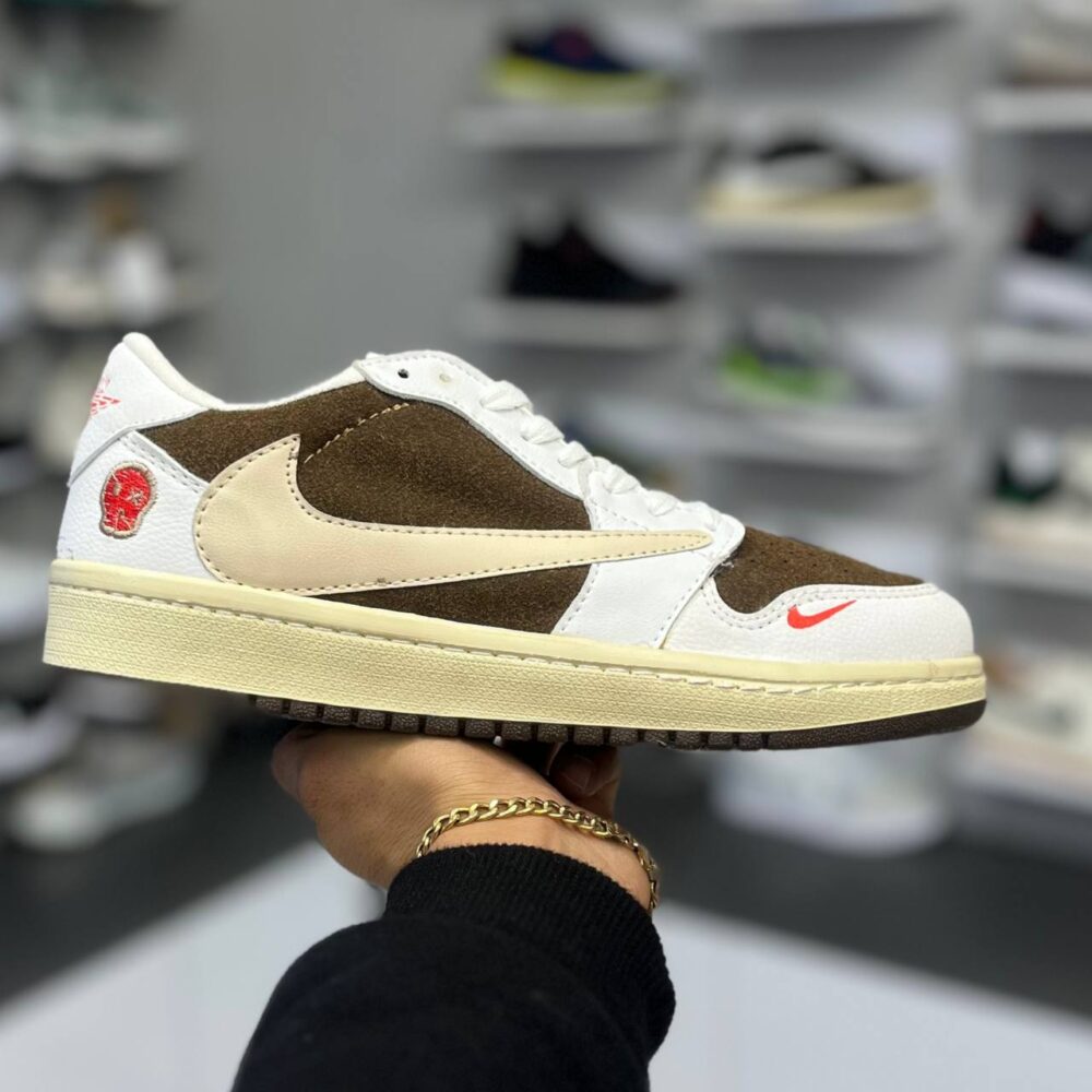 ودو ترویس سفید قهوه ای سایز کوچیک (787)