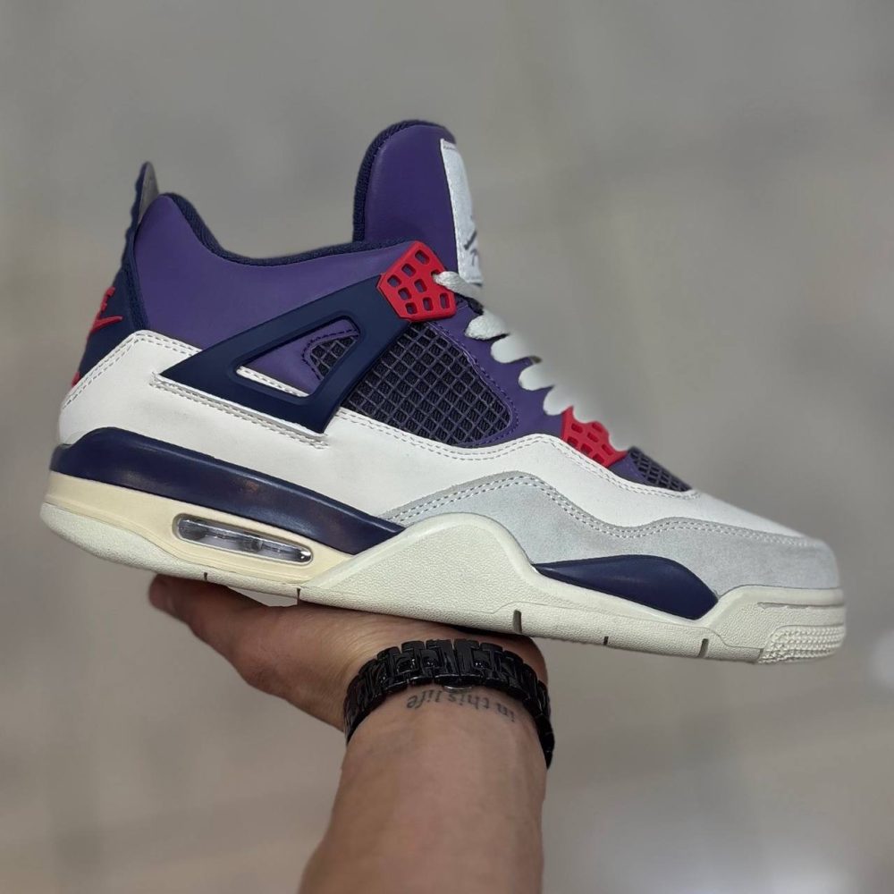 Air jordan 4 بنفش هایکوالیتی (کد 4)