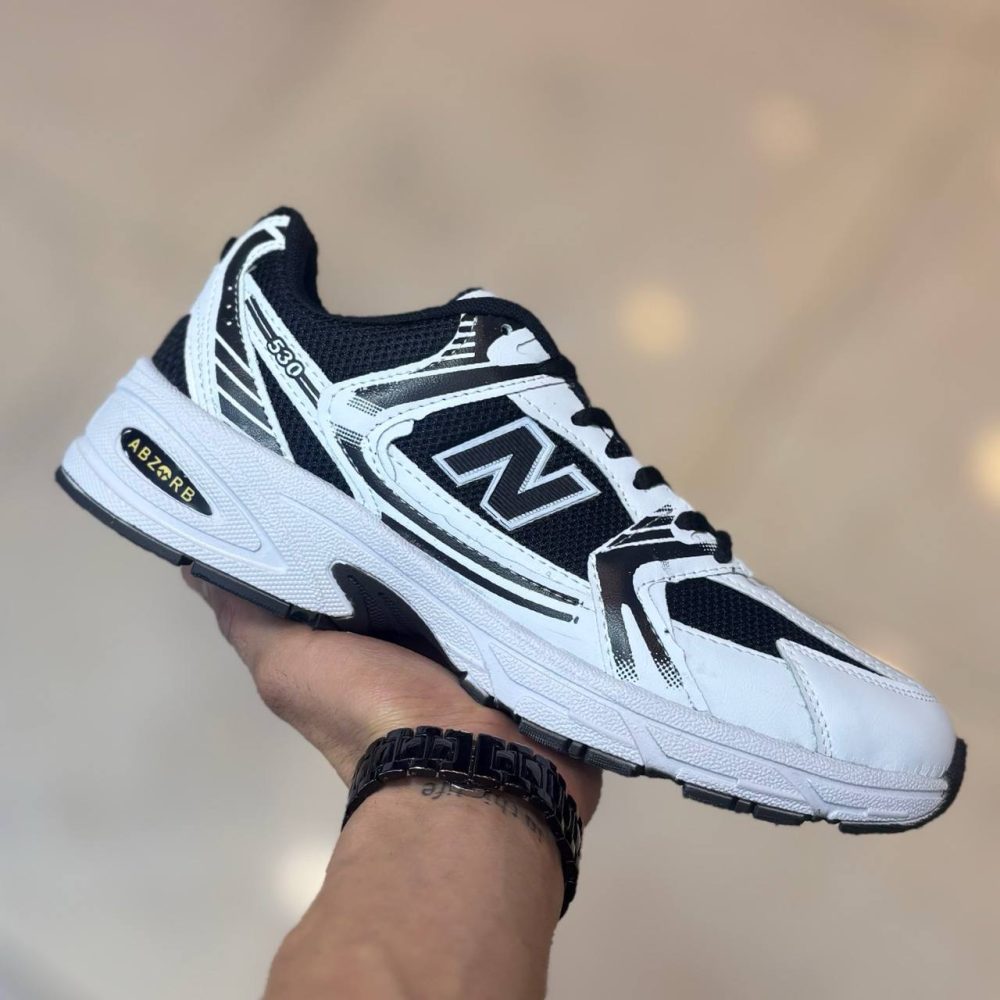 نیوبالانس 530 سفید مشکی (1592)