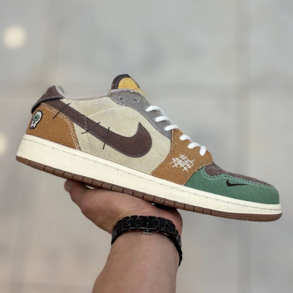 جردن woodoo low قهوه ای (10)