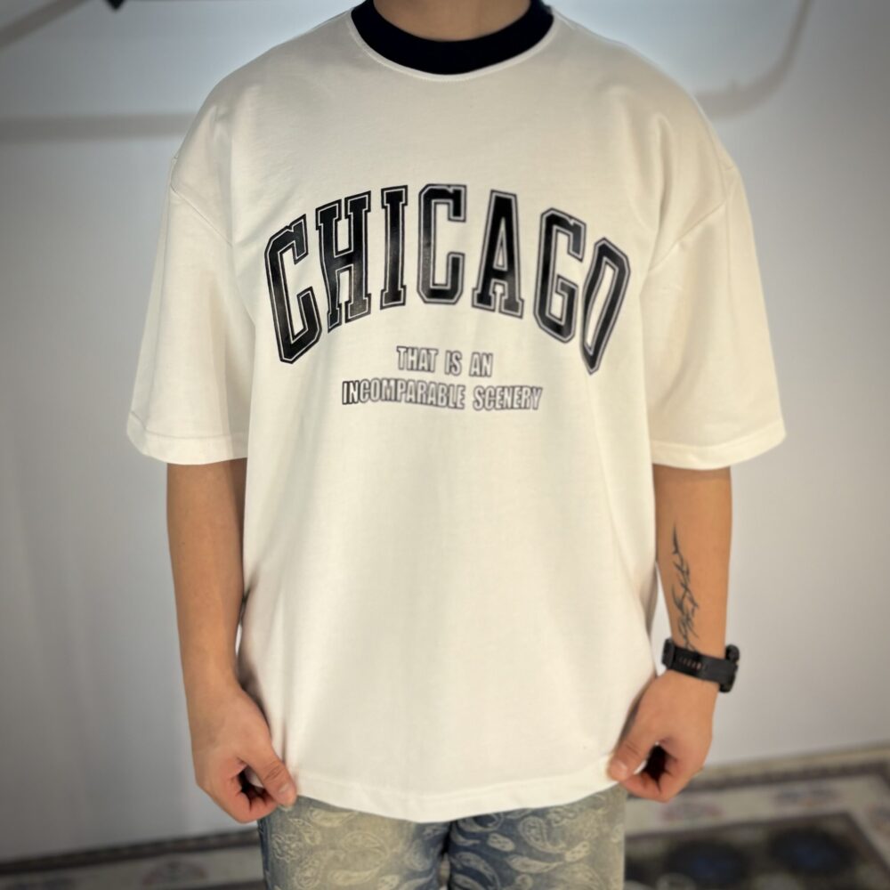 تیشرت CHICAGO سفید