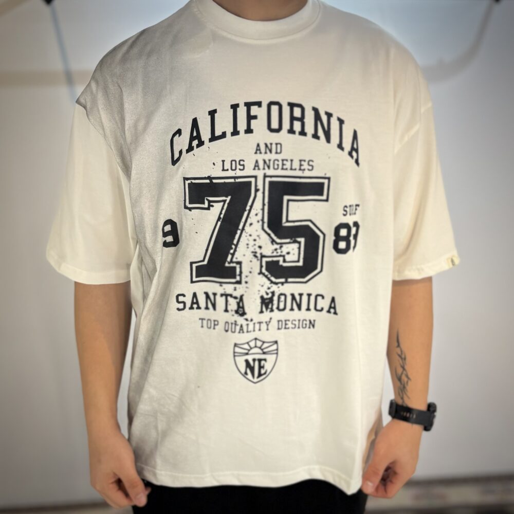 تیشرت CALiFORNIA 75 سفید