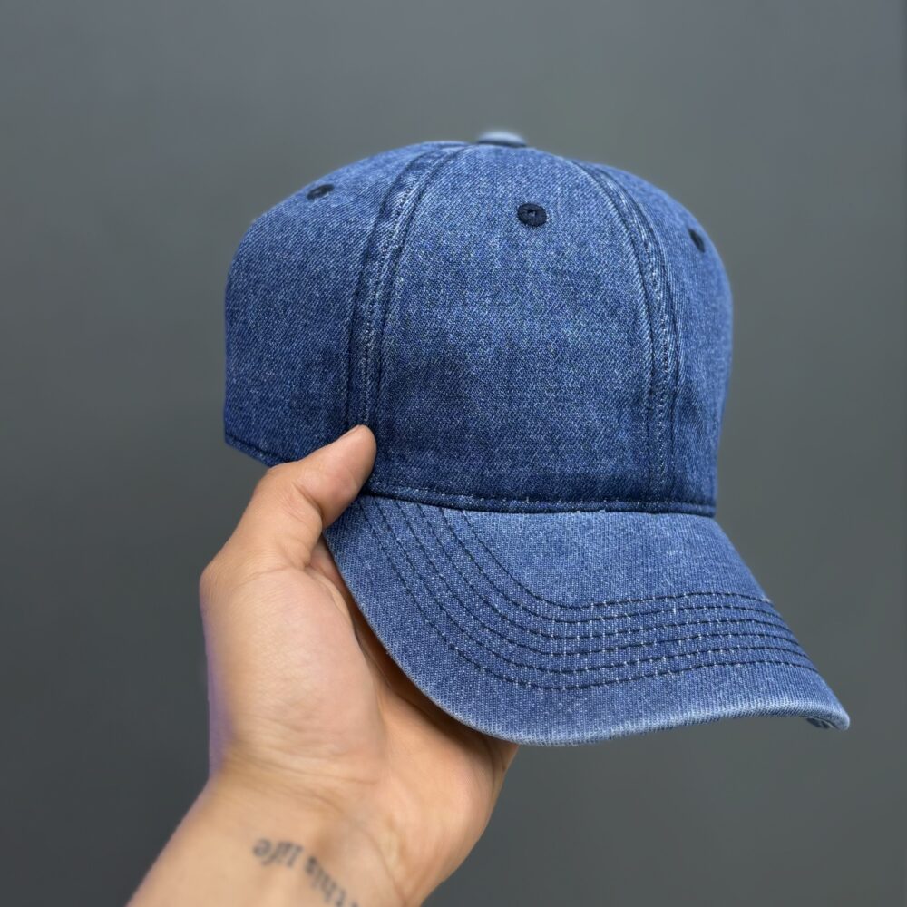 کلاه بیسبالی جین آبی تیره