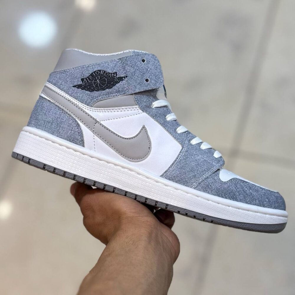 نایک جردن ۱ ساق دار آبی جین (1393)