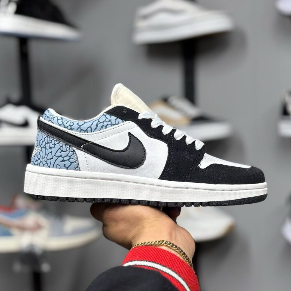 جردن ۱ مشکی آبی سرامیکی دخترونه (۹۷۱)