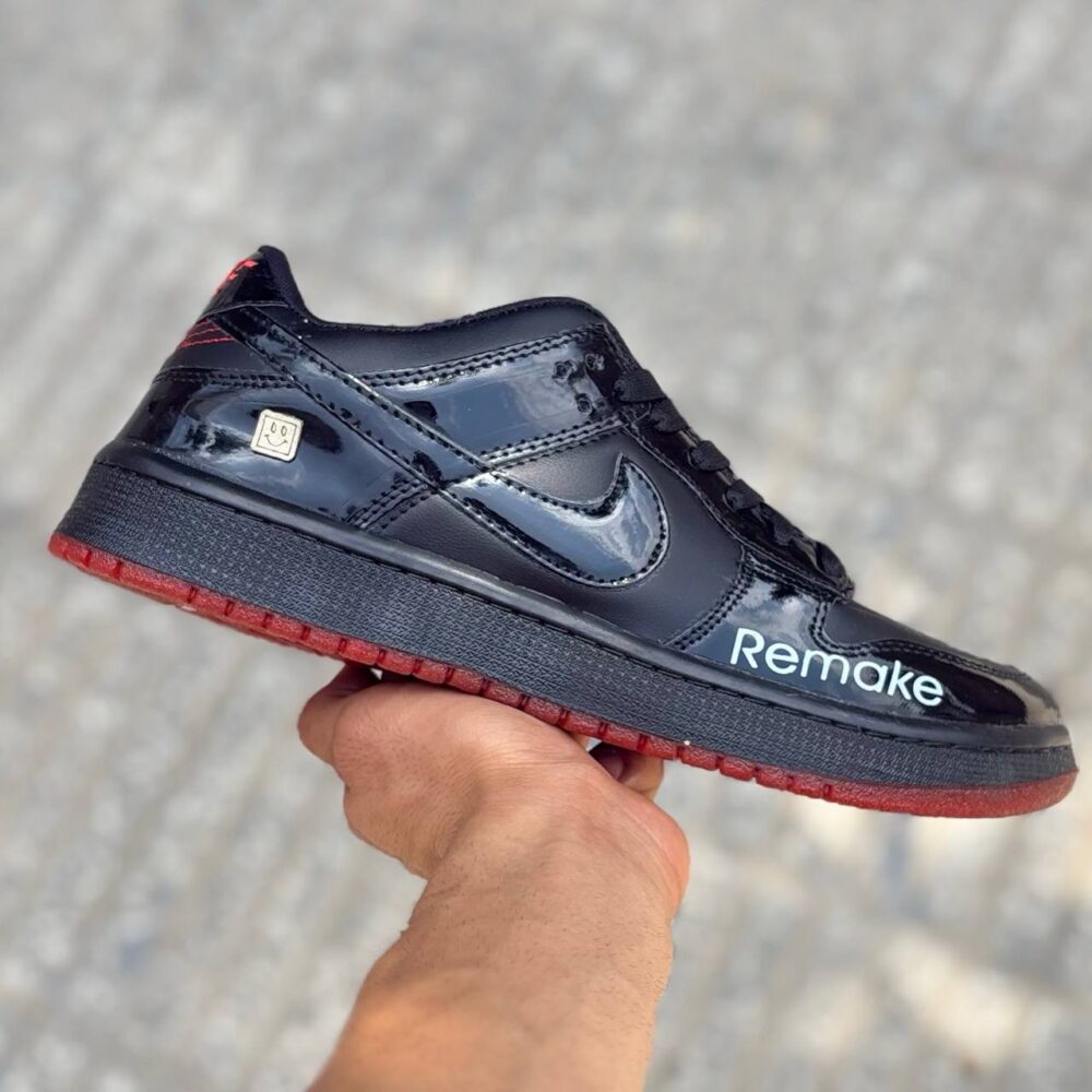 نایک جردن remake ورنی مشکی قرمز (1264)