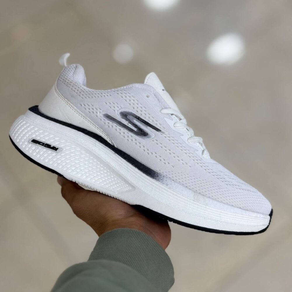 اسکیچرز go run سفید تمام (1534)